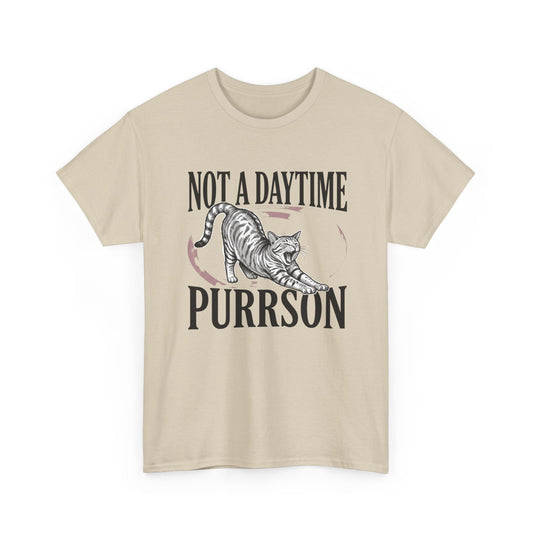 Not A Daytime Purrson Cat Lover Shirt, Cat Nap Tee